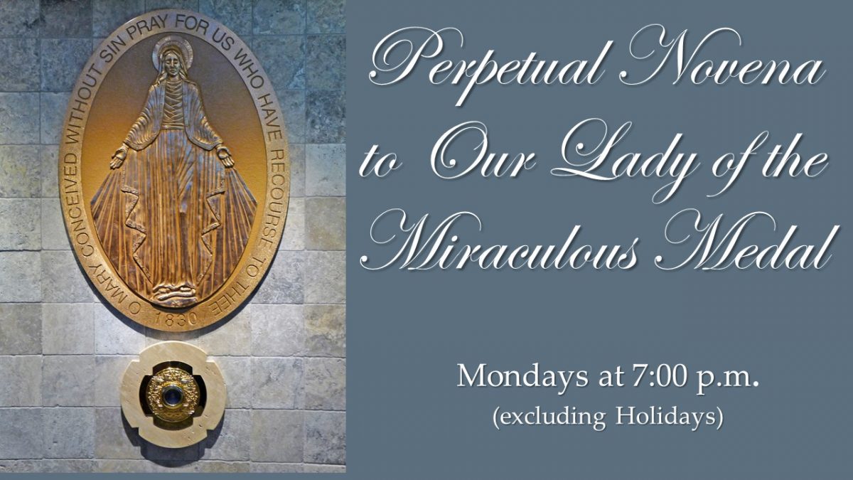 Perpetual Novena Saint Catherine Labouré Catholic Parish