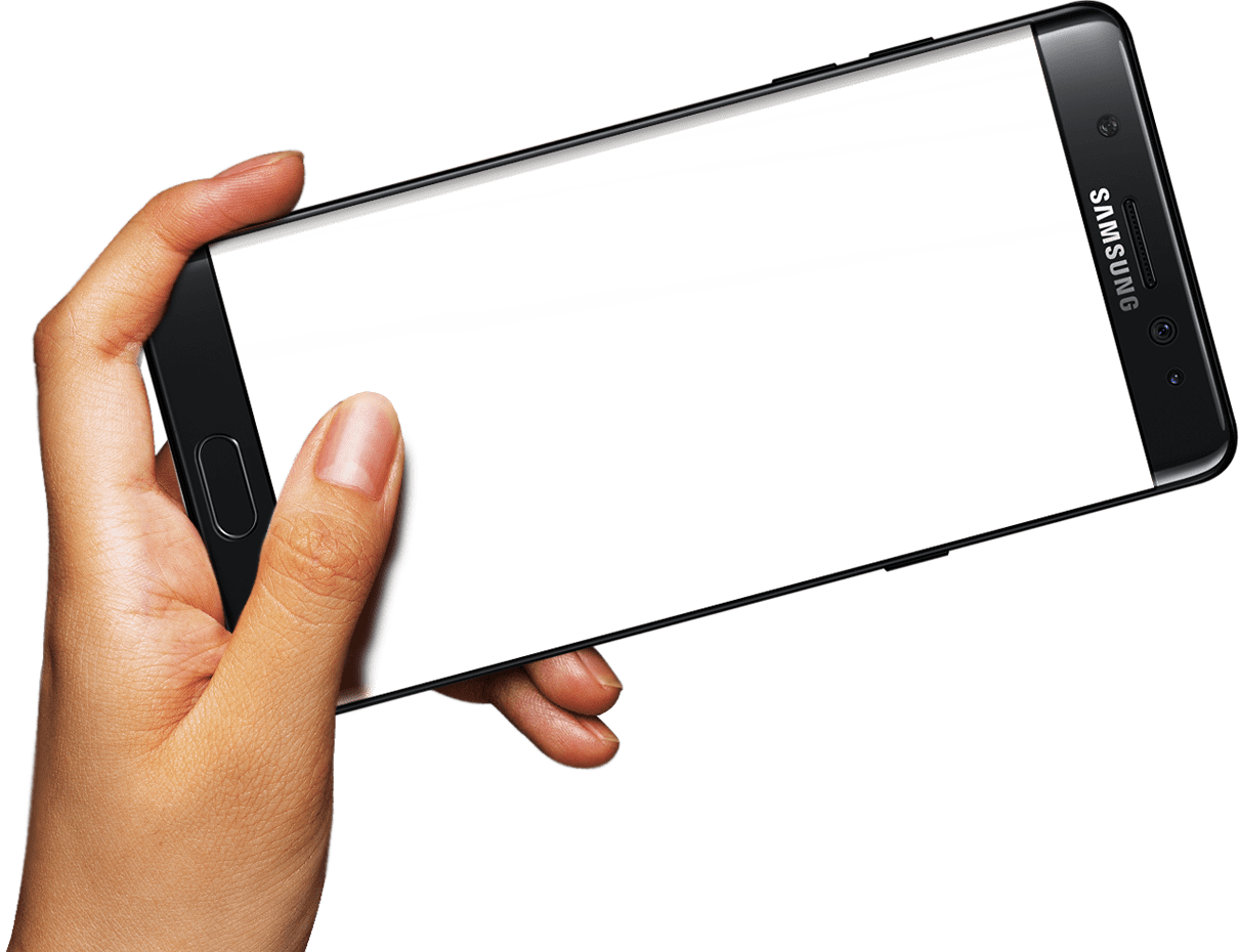 hand holding cell phone Saint Catherine Labouré Catholic Parish