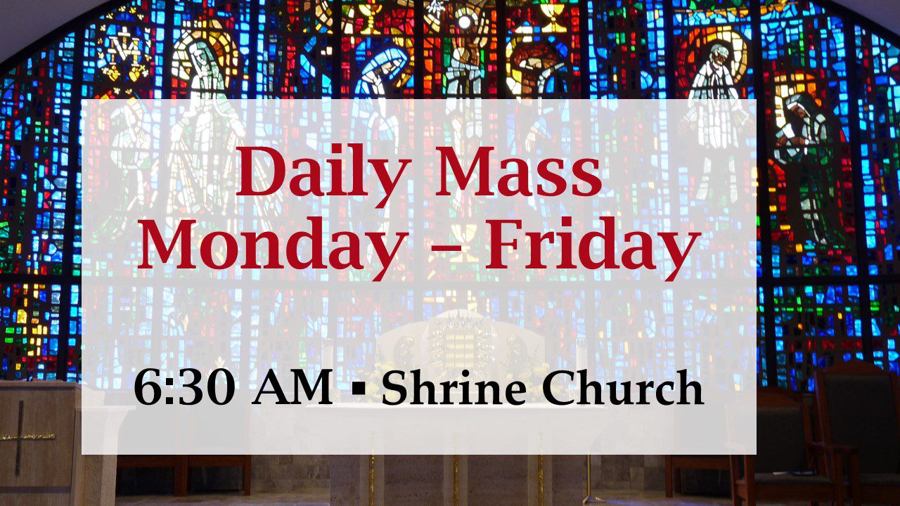 Weekday Mass.0630am Saint Catherine Labouré Catholic Parish