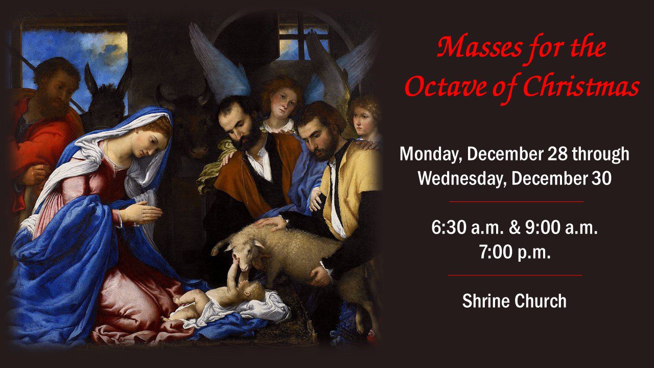 Additional Masses during the Octave of Christmas Saint Catherine