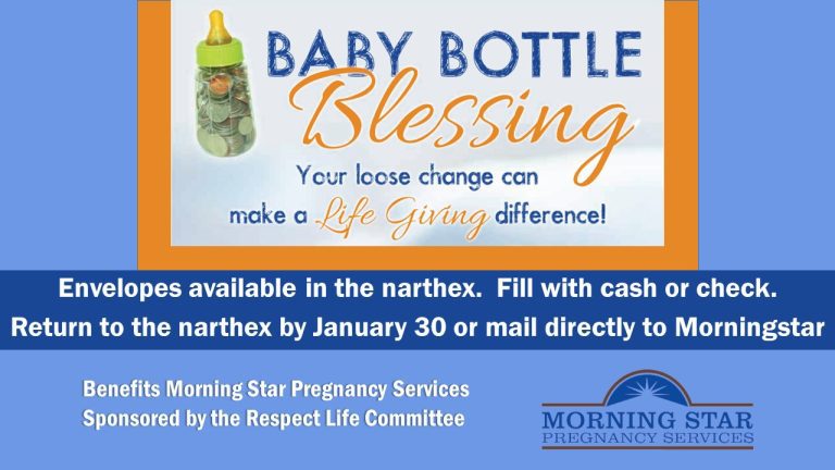 January Respect Life Baby Bottle Program – Saint Catherine Labouré ...